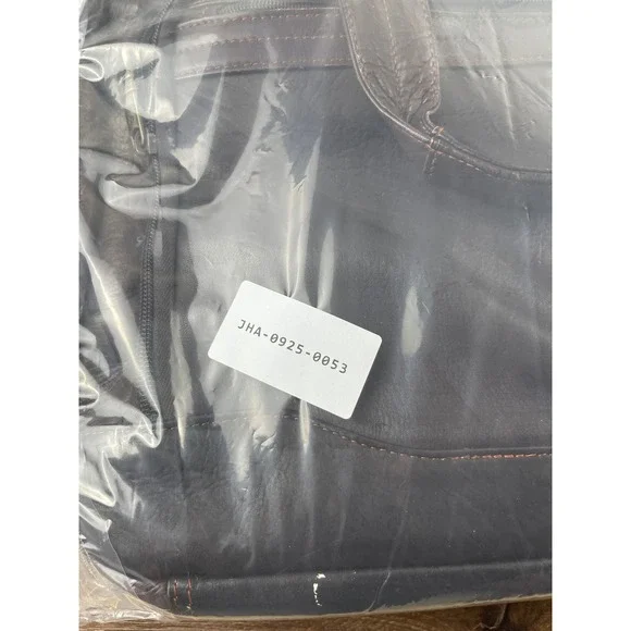 Classic Samsonite Leather Top loader Briefcase Dark Brown Business‎ Work Travel